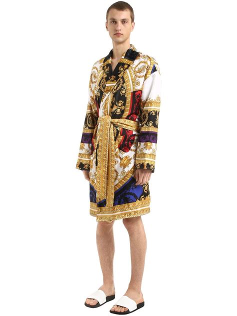 fake versace silk robe|versace silk robe men's.